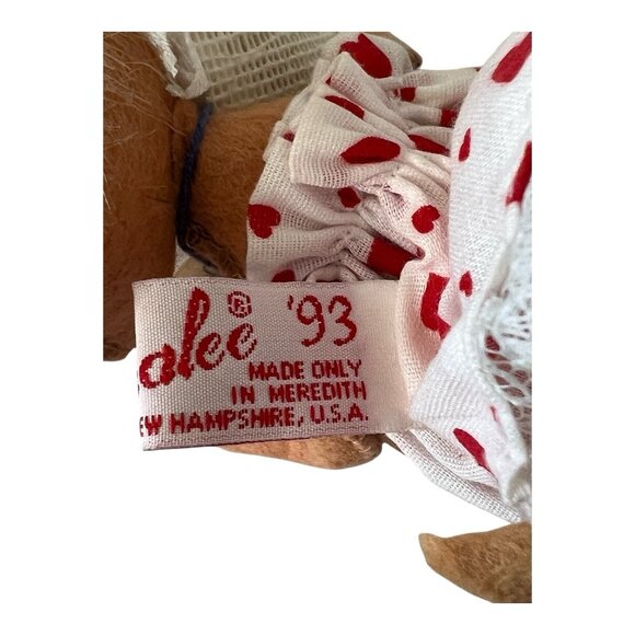 Annalee Dolls Vtg 1993 Sweetheart Girl Mouse Valentine Tags 6" Poseable - Picture 8 of 11